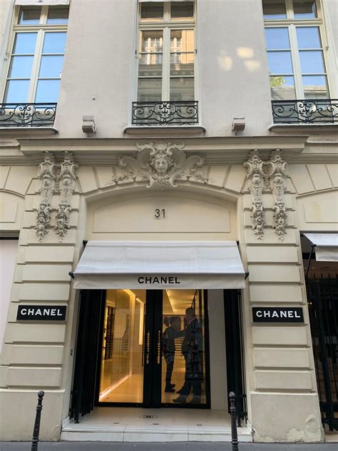 chanel flagshop store paris|original chanel store in paris.